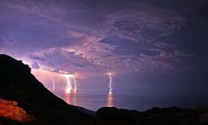 greek islands lightning