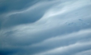 clouds as waves