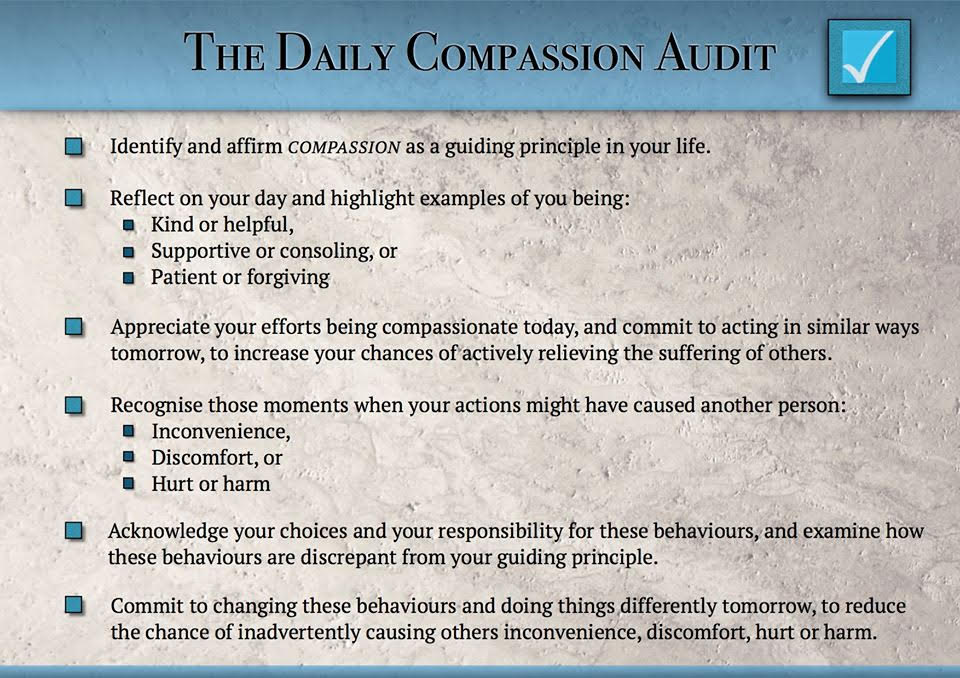 Daily Compassion Audit