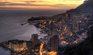 monaco sunset