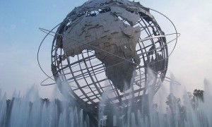 globe fountain