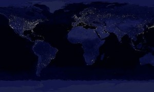 world at night