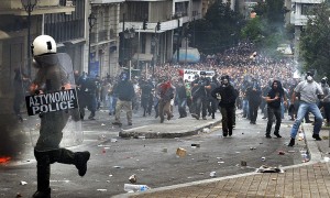 greek debt riots